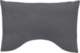 Traumnacht Exklusiv speciale cuscino per dormire con schiuma viscoelastica, 40 X 60 cm, grigio, certificato Oeko-Tex, prodotto secondo lo standard di qualità tedesco Naty Shop cuscini standard Grigio 1 pezzo (1 confezione)