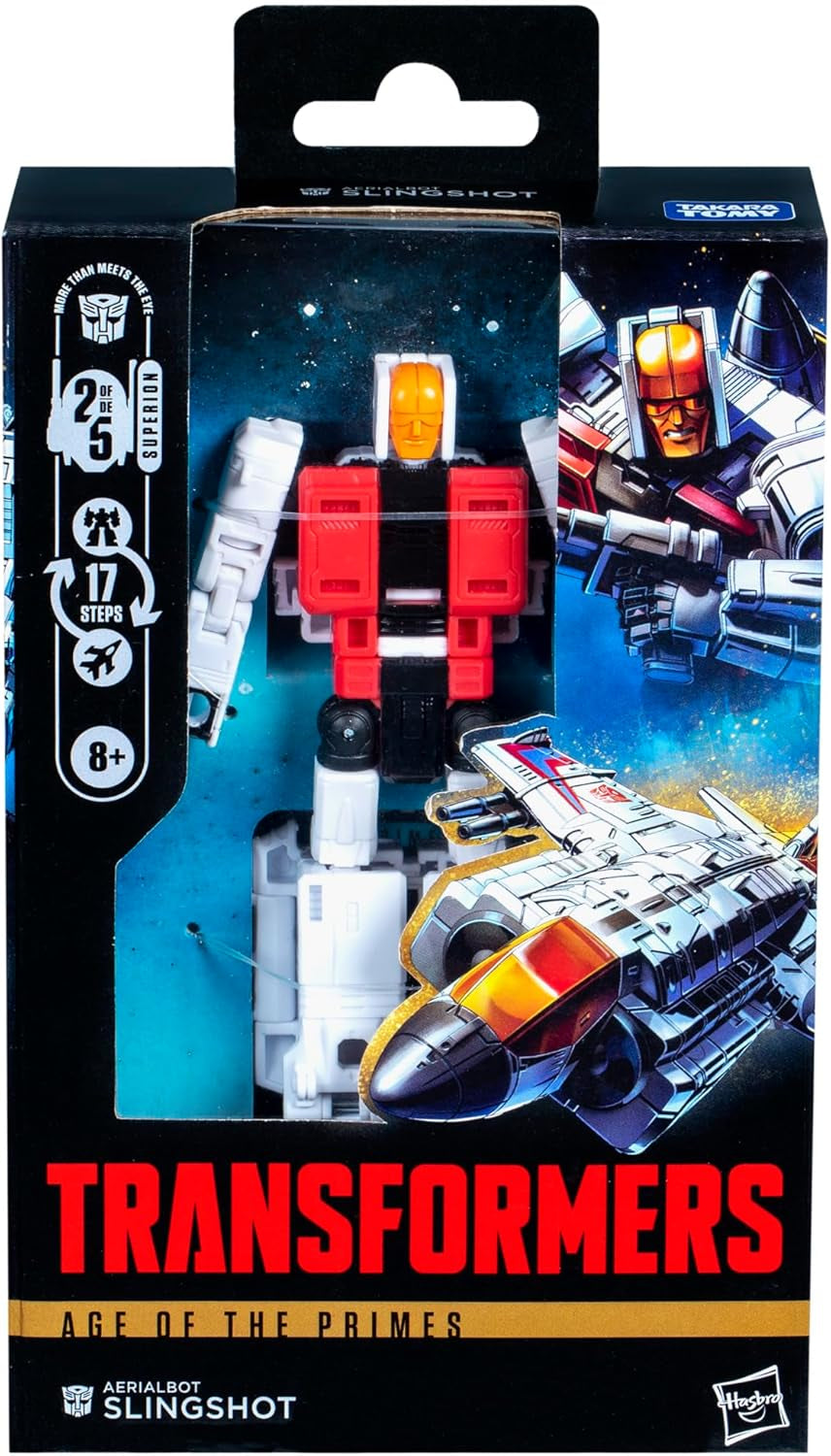 Transformers Age of the Primes Deluxe-Class Aerialbot Slingshot Action Figure Action figure Naty Shop
