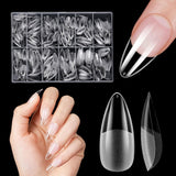Unghie Artificiali Corte 500 Pezzi Punte Per Unghie In Gel Morbido Con Copertura Completa Per Unghie In Gel 12 Misure Punte Per Unghie Prelucidate Per Unghie In Gel Unghie Artificiali Corte Estensioni Per Unghie A Bara Con Scatola
