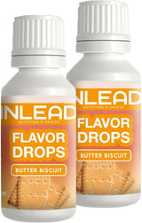 - gocce di sapore | Gusto per dolcificanti senza zucchero e senza calorie Naty Shop 2X 30Ml Biscotto al burro - Butterkeks