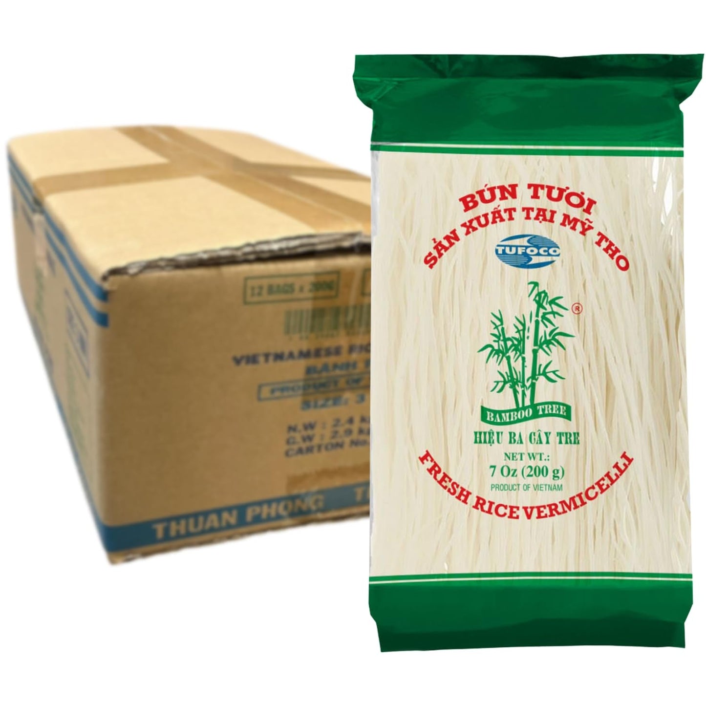 ALBERO DI BAMBÙ - Vermicelli di riso fresco - 1 x 400g