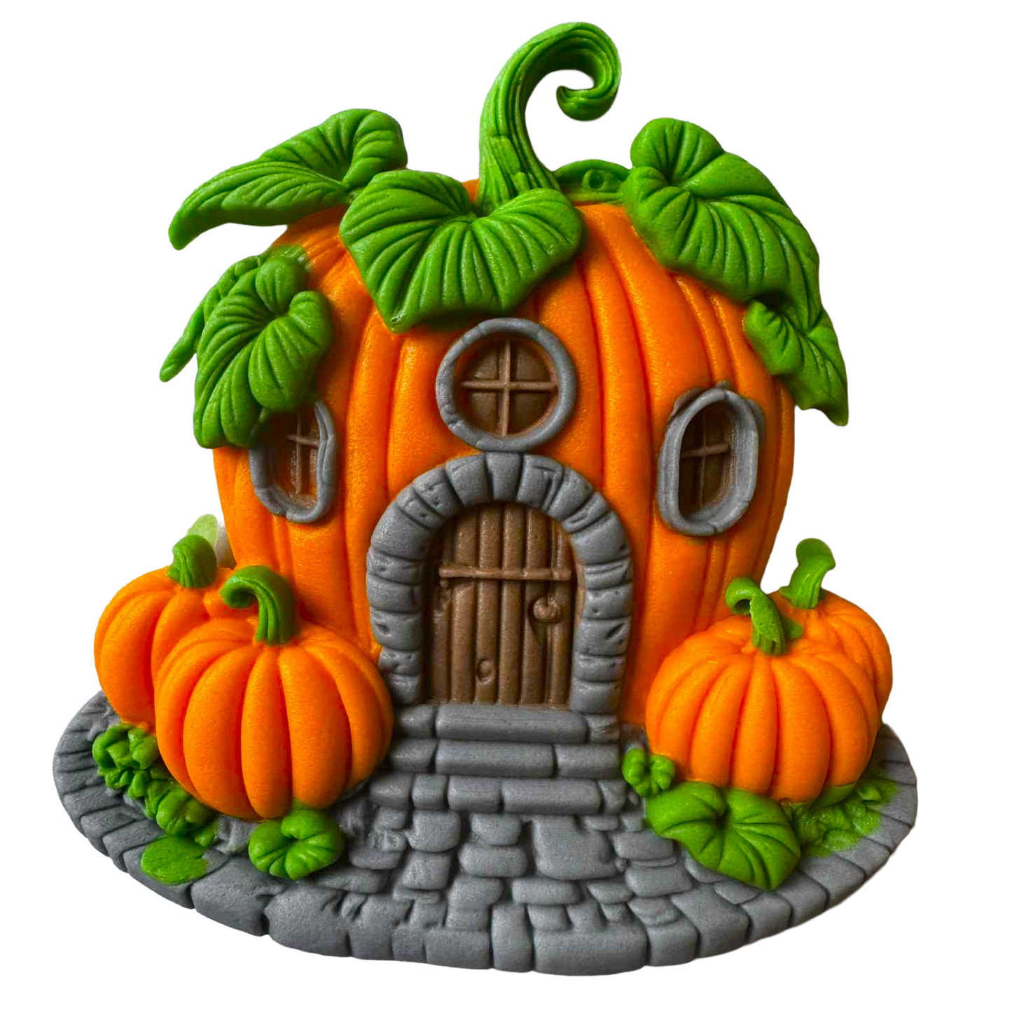 Casa Delicii Decorazione autunnale commestibile - Zucca decorativa commestibile con trame realistiche