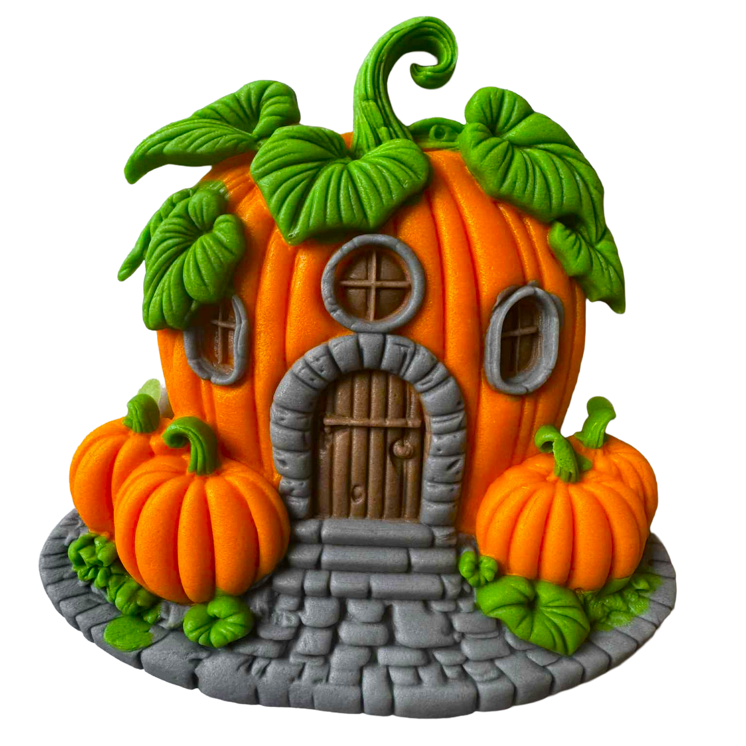 Casa Delicii Decorazione autunnale commestibile - Zucca decorativa commestibile con trame realistiche