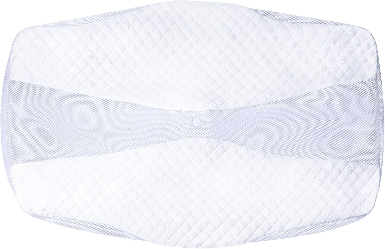 SAHEYER Cuscino ortopedico Cuscino di supporto per il collo Cuscino per la testa Cuscino ergonomico per il collo Cuscino per chi dorme sul fianco 60 x 40 x 13/11 cm Cuscino in memory foam per chi dorme sul fianco Stomaco posteriore Cuscini cervicali ortopedici Naty Shop Federa per cuscino Bianca