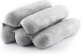 Cuscino tubolare ergonomico multifunzionale Innovagoods® 5 moduli, pieghevole, robusto e durevole, design in velluto, materiale cotone/Pp, ideale per ufficio, casa, telelavoro, auto. Cuscini standard Naty Shop Titolo predefinito