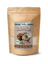 Biojoy scaglie di cocco essiccato biologico (1 kg), prodotti disidratati Naty Shop non zuccherati e non fritti 250 G