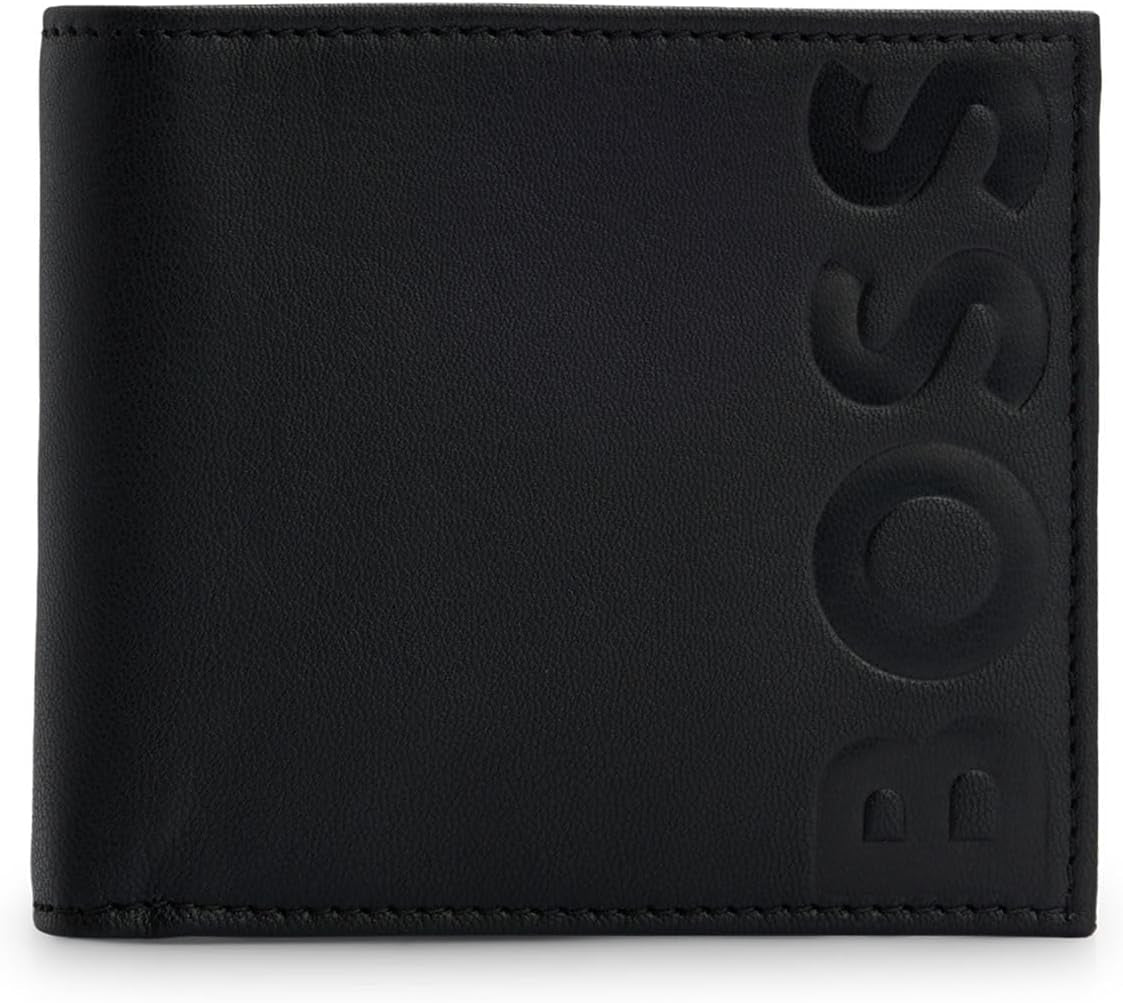 BOSS Portamonete da uomo Big Bb_4 Cc Naty Shop Portafoglio da uomo Nero1 Taglia unica