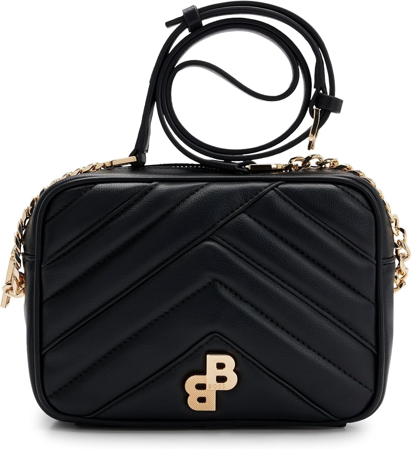 BOSS Evelyn Zip Crossb.n. Naty Shop Borse a tracolla da donna Nere1