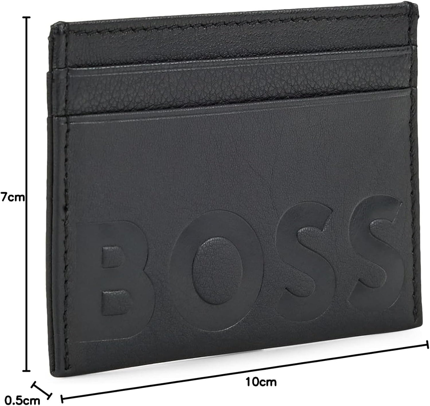 Portacarte da uomo BOSS Hugo Big Bb_s, Nero1, Portafoglio da uomo ONESI EU Naty Shop