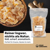 Bremer Gewürzhandel zenzero, pezzi di frutta secca speziata, aromatica, speziata, non solforata, 1kg Prodotti disidratati Naty Shop