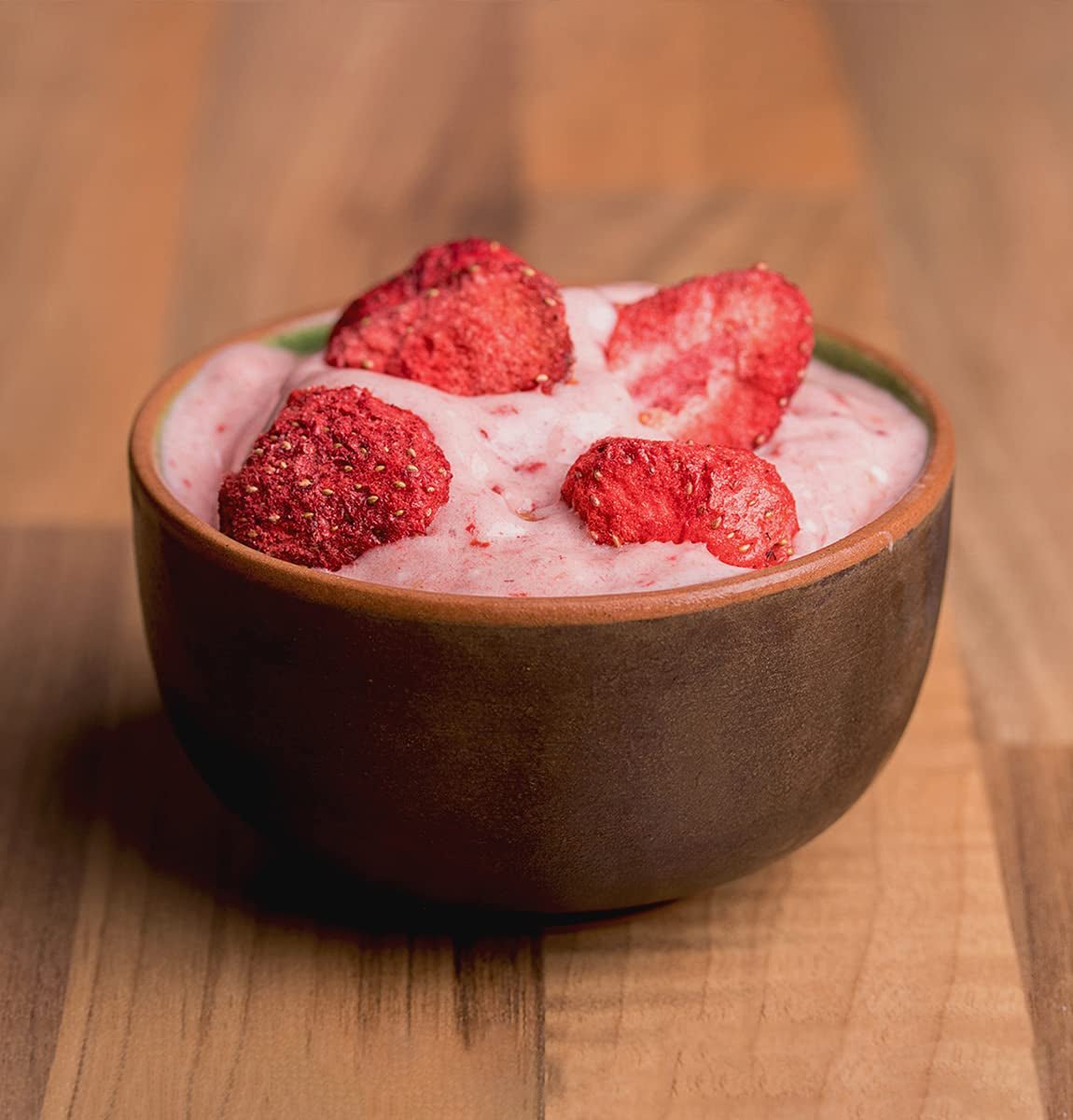 Fragole liofilizzate BRIX | Fragole al naturale 75 g | Great Taste Award per la frutta secca e liofilizzata | Prodotti disidratati Naty Shop, senza OGM, senza glutine, vegani e con vitamine trattenute