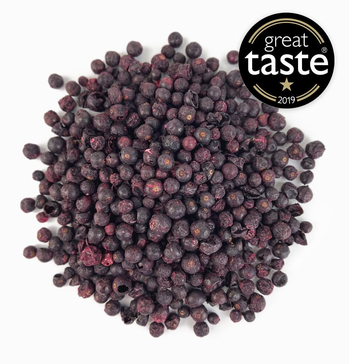 BRIX Ribes nero essiccato | Ribes nero secco 105 g | Great Taste Award, ribes nero essiccato | Prodotti disidratati Naty Shop, senza OGM, senza glutine, vegani e con vitamine trattenute