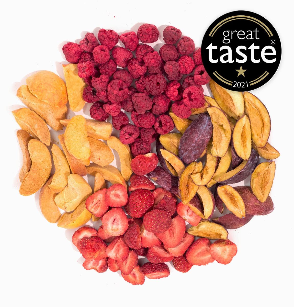 Brix Frutta Liofilizzata Fantastici Quattro (80g) - Prezzo buon gusto, snack delizioso e sano, croccante secco, ricco di vitamine Naty Shop prodotti disidratati