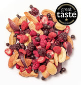 BRIX frutta liofilizzata | Miscela naturale di frutta secca 115g | Premio Gran Gusto per la Frutta Secca | Prodotti disidratati Naty Shop, senza OGM, senza glutine, vegani e con vitamine trattenute