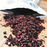 Pezzi di mirtilli rossi secchi | 100% Mirtilli selvatici liofilizzati Vaccinium Myrtillus | Mirtillo selvatico in polvere Mirtillo frutto in polvere Liofilizzato Liofilizzato Mirtilli secchi Prodotti disidratati Naty Shop