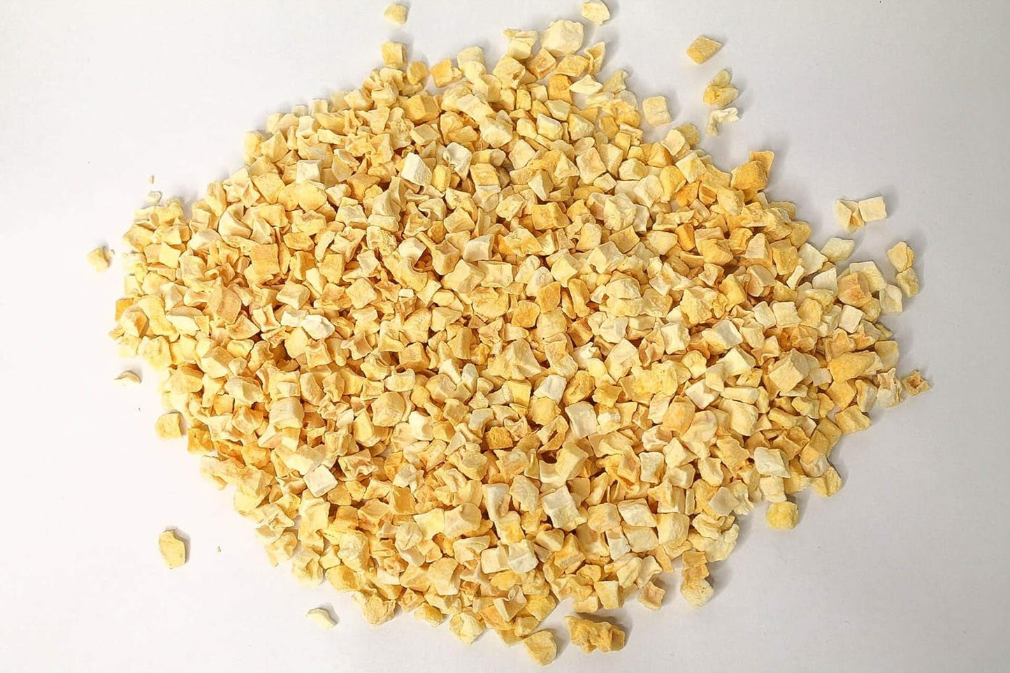 Pezzi di mango liofilizzato 100g - Frutta liofilizzata - Frutta secca liofilizzata - Mango essiccato - Perfetto per snack, prodotti da forno, muesli, frullati e dessert Prodotti disidratati Naty Shop