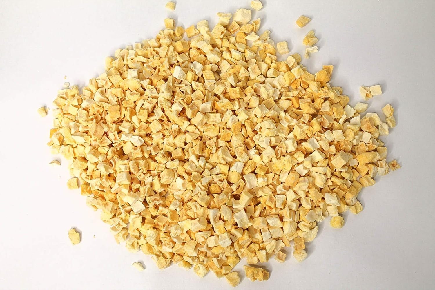 Pezzi di mango liofilizzato 100g - Frutta liofilizzata - Frutta secca liofilizzata - Mango essiccato - Perfetto per snack, prodotti da forno, muesli, frullati e dessert Prodotti disidratati Naty Shop