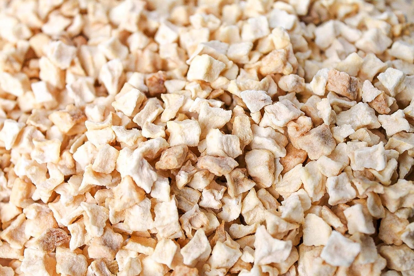 Pezzi di mela liofilizzata 100g - Frutta liofilizzata - Frutta secca liofilizzata - Mele essiccate - Perfetta per cuocere al forno, decorare torte, snack, muesli e dessert Prodotti disidratati Naty Shop