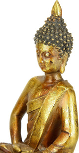 Figura di Buddha meditare seduto statua figure scultura busto statua ornamento Figura di Buddha Decorazione Feng Shui giardino terrazza decorazione balcone Statua di Buddha accessorio per la casa Scultura di Buddha figura da giardino Statuette e sculture Naty Shop