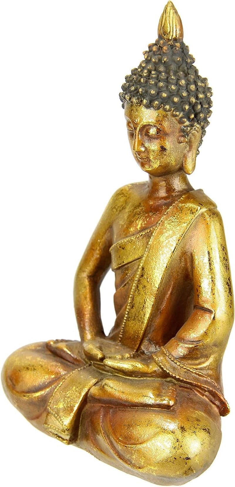 Figura di Buddha meditare seduto statua figure scultura busto statua ornamento Figura di Buddha Decorazione Feng Shui giardino terrazza decorazione balcone Statua di Buddha accessorio per la casa Scultura di Buddha figura da giardino Statuette e sculture Naty Shop