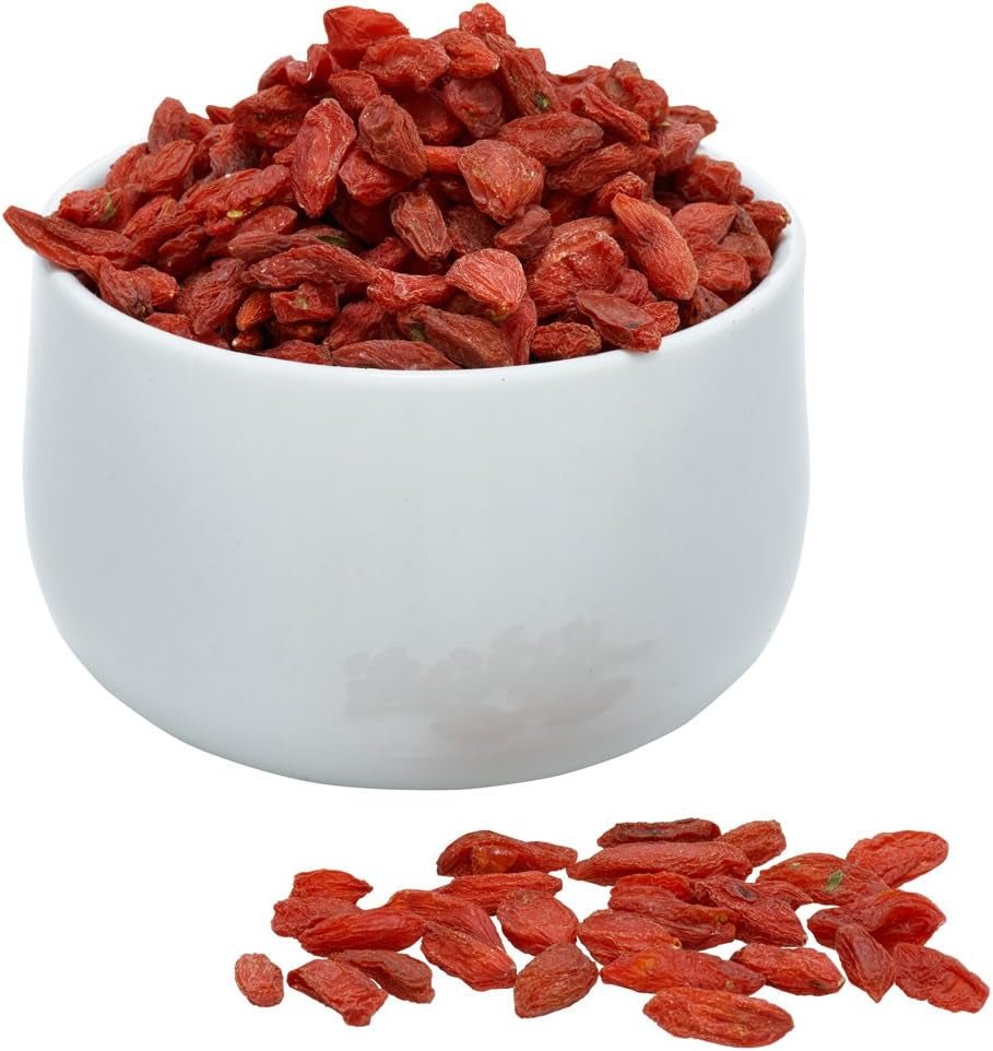 Bacche di Goji essiccate sfuse, 500 g, la confezione può variare Prodotti disidratati Naty Shop