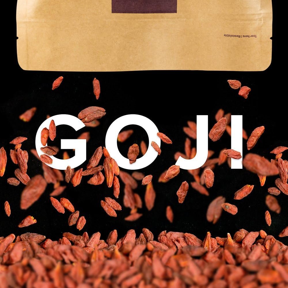 Bacche di Goji essiccate sfuse, 500 g, la confezione può variare Prodotti disidratati Naty Shop