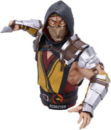 Busto di Scorpione Mortal Kombat con licenza ufficiale, Giallo, 29,5 cm, Statue e sculture in resina sintetica Naty Shop Titolo predefinito