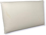 Cuscino, ergonomico, vegetale, 45 x 70 cm, memory shape, rettangolare, imbottitura 100% MDF, fondo in cotone, fodera in poliestere - Castor Oil Naty Shop Cuscini Standard 1 Pezzo (1 Confezione)