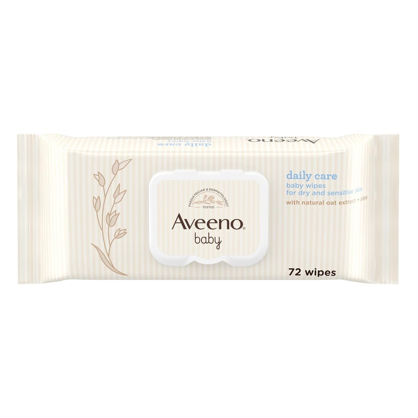 Salviette umidificate Daily Care, puliscono delicatamente ed efficacemente la pelle sensibile, elementi essenziali per il bambino, bianco, 12 pezzi (totale 864 salviette)