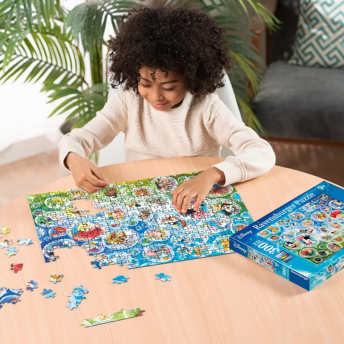 Ravensburger Puzzle 80536 - Bolle di sapone Disney, puzzle da 300 pezzi per fan Disney dai 9 anni in su Puzzle Naty Shop