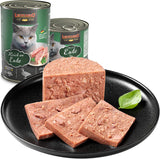 LEONARDO Alimento Umido [6x800g Anatra] | Cibo umido per gatti senza cereali | Cibo in scatola umido completo