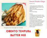 Tempura Batter Mix Tempura Back-Frittiermischung, 500 grammi Mix per cuocere e cuocere Naty Shop