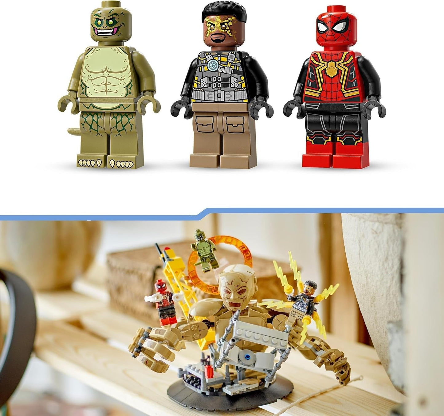 LEGO Marvel Spider-Man vs. Sandman: Showdown, giocattolo da supereroe con personaggi, tra cui lucertola ed elettro, giocattolo da costruzione, regalo per gli appassionati di azione, ragazzi e ragazze, 76280 Set da costruzione Acquista dal negozio LEGO