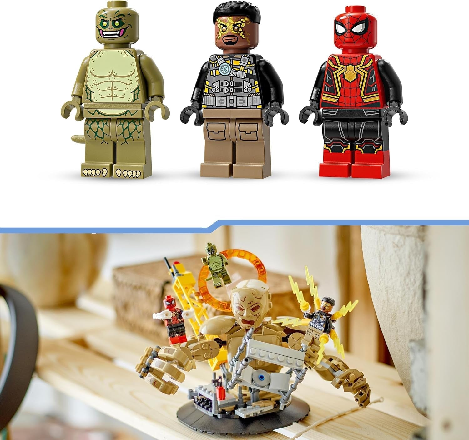 LEGO Marvel Spider-Man vs. Sandman: Showdown, giocattolo da supereroe con personaggi, tra cui lucertola ed elettro, giocattolo da costruzione, regalo per gli appassionati di azione, ragazzi e ragazze, 76280 Set da costruzione Acquista dal negozio LEGO