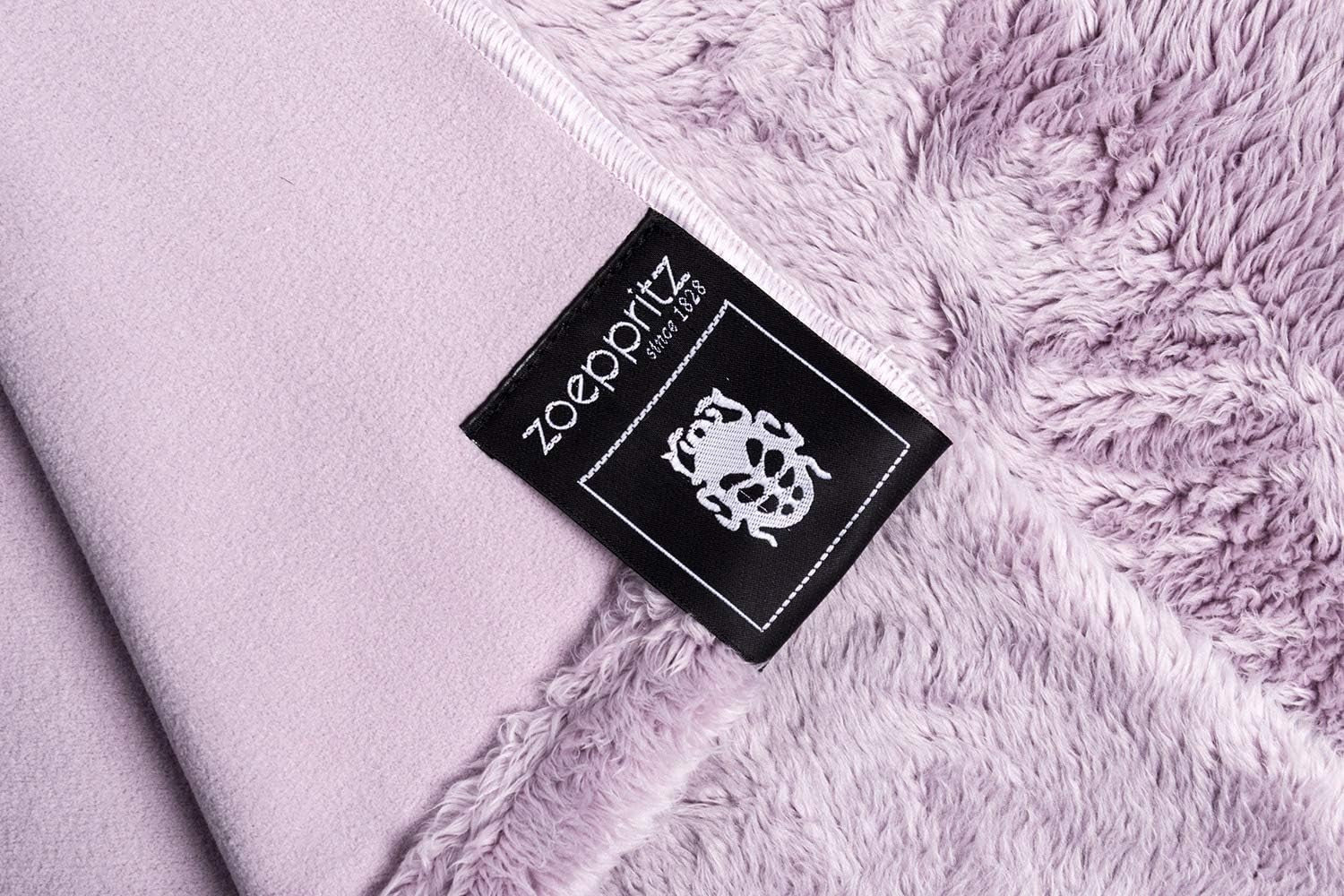 Reborn Bliss Coperta - Accogliente coperta in pelliccia sintetica - Soffice e lussuosa coperta in pelliccia sintetica con retro liscio - 140X190 cm - 310 Rose - Di "Zoeppritz since 1828" Letti e piumini 'zoeppritz since 1828'