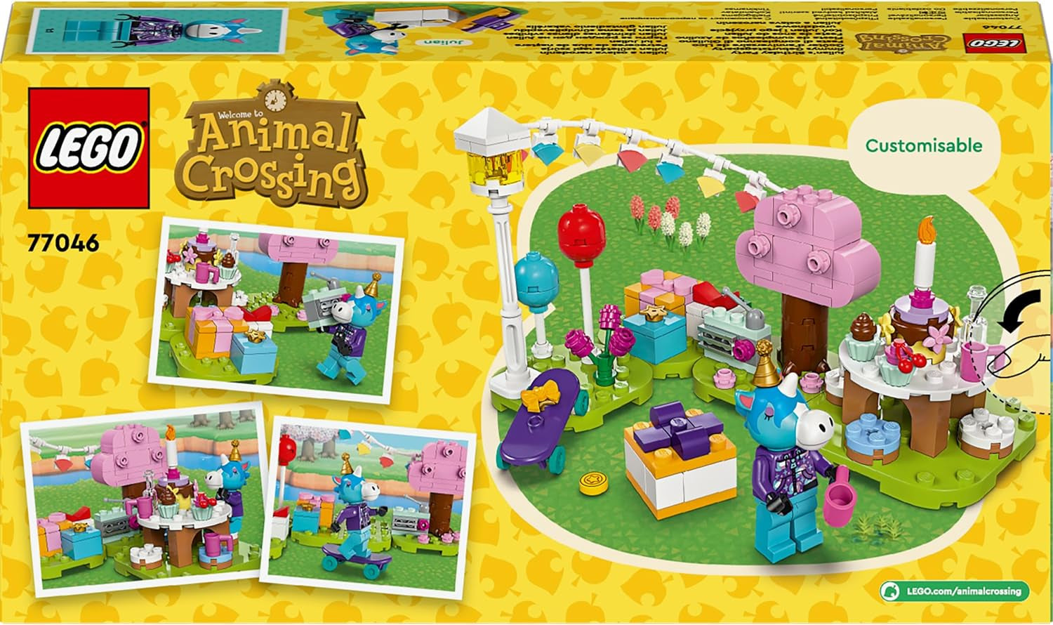 LEGO Animal Crossing Festa di compleanno di Jimmy Giocattolo creativo per bambini Videogioco Cavallo Set di animali Regalo per ragazze e ragazzi di 6 anni 77046 Set da costruzione Besuche den LEGO-Store
