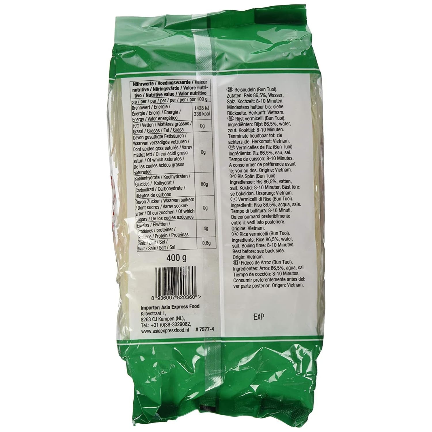 ALBERO DI BAMBÙ - Vermicelli di riso fresco - 1 x 400g