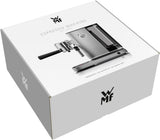 Macchina per caffè espresso WMF Lumero, portafiltro, 1400 watt, portafiltro, 3 inserti, per 1-2 tazzine di caffè espresso, incluse capsule, 15 bar, portabicchieri, montalatte, acciaio inossidabile opaco
