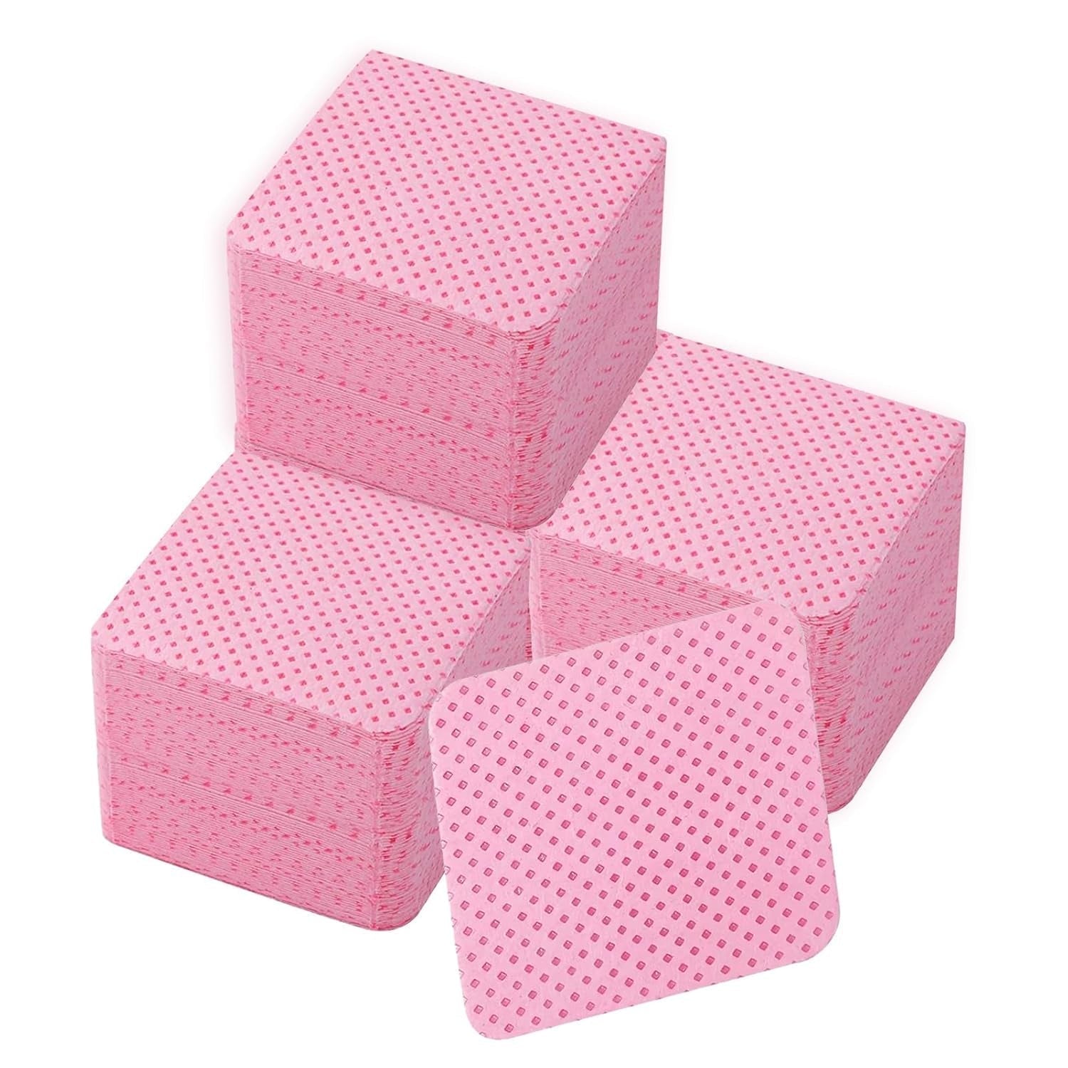 330 Stück Fusselfrei Nägel Wattepads, Fusselfreie Nageltücher, Nagel Wischtücher Wattepads, Nagelleck Entfernen Für Cleaner Gelnägel Nail Wipes Pads (Bianco)