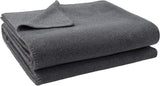 Coperta Zoeppritz colore: Rosso, Realizzata in 65% Poliestere, 35% Viscosa, Misura: 160X200 Cm, 103291-235-160X200 Zoeppritz Letti e Piumini dal 1828 940 Grigio Medio Melange 180X220 Cm