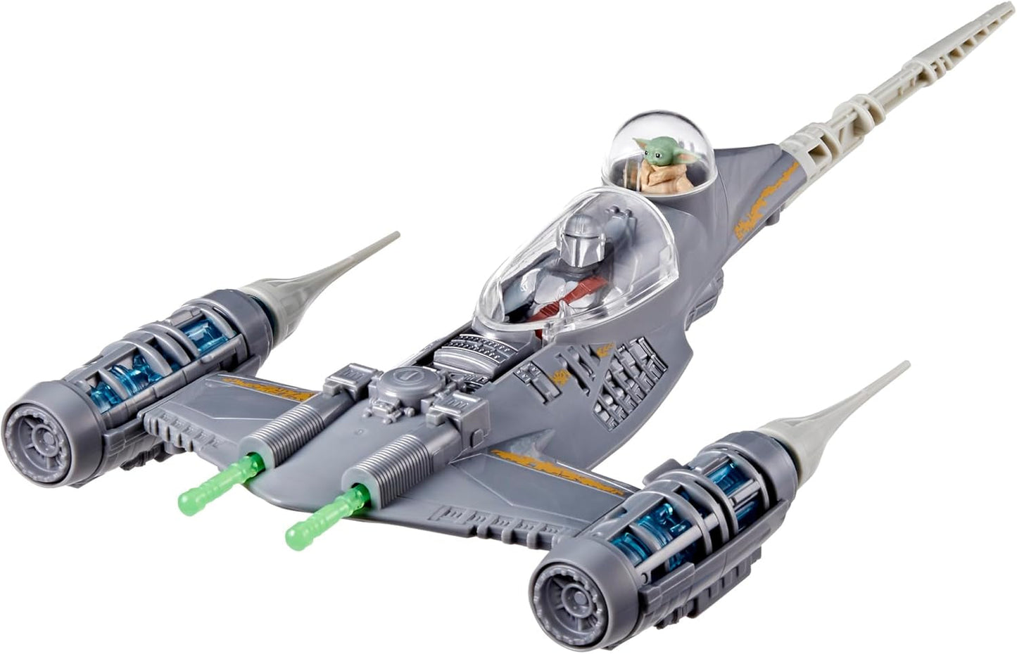 Star Wars Epic Hero Series N-1 Starfighter of the Mandalorian, grandi action figure e fantastici accessori per manovre emozionanti, emozionanti action figure regalo Naty Shop