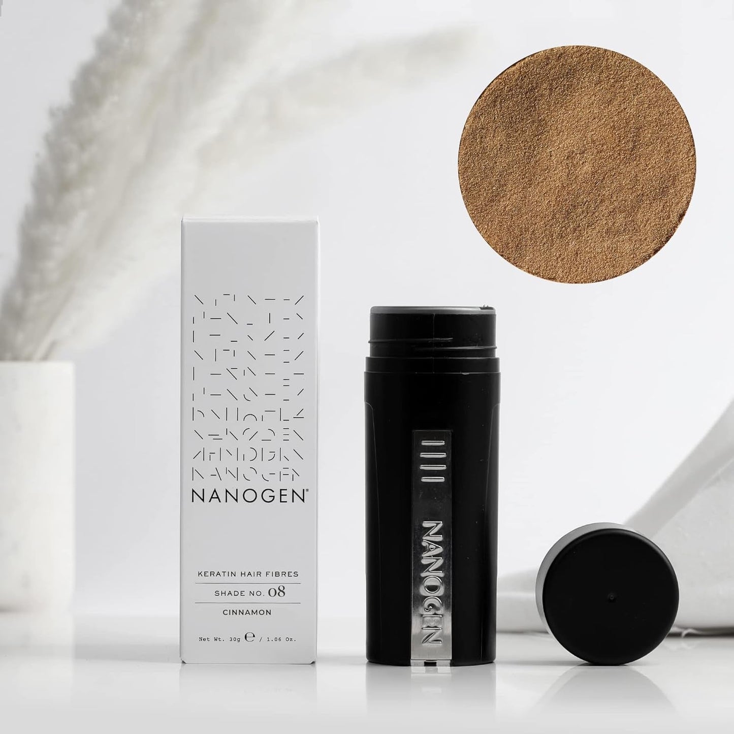 Fibre per ispessimento dei capelli Cannella 30G Cura dei capelli Naty Shop