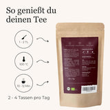 Tè speziato BIO Schoko Chai senza zucchero, con baccelli di cacao, cannella, liquirizia e altre spezie aromatiche Chai, 100 g