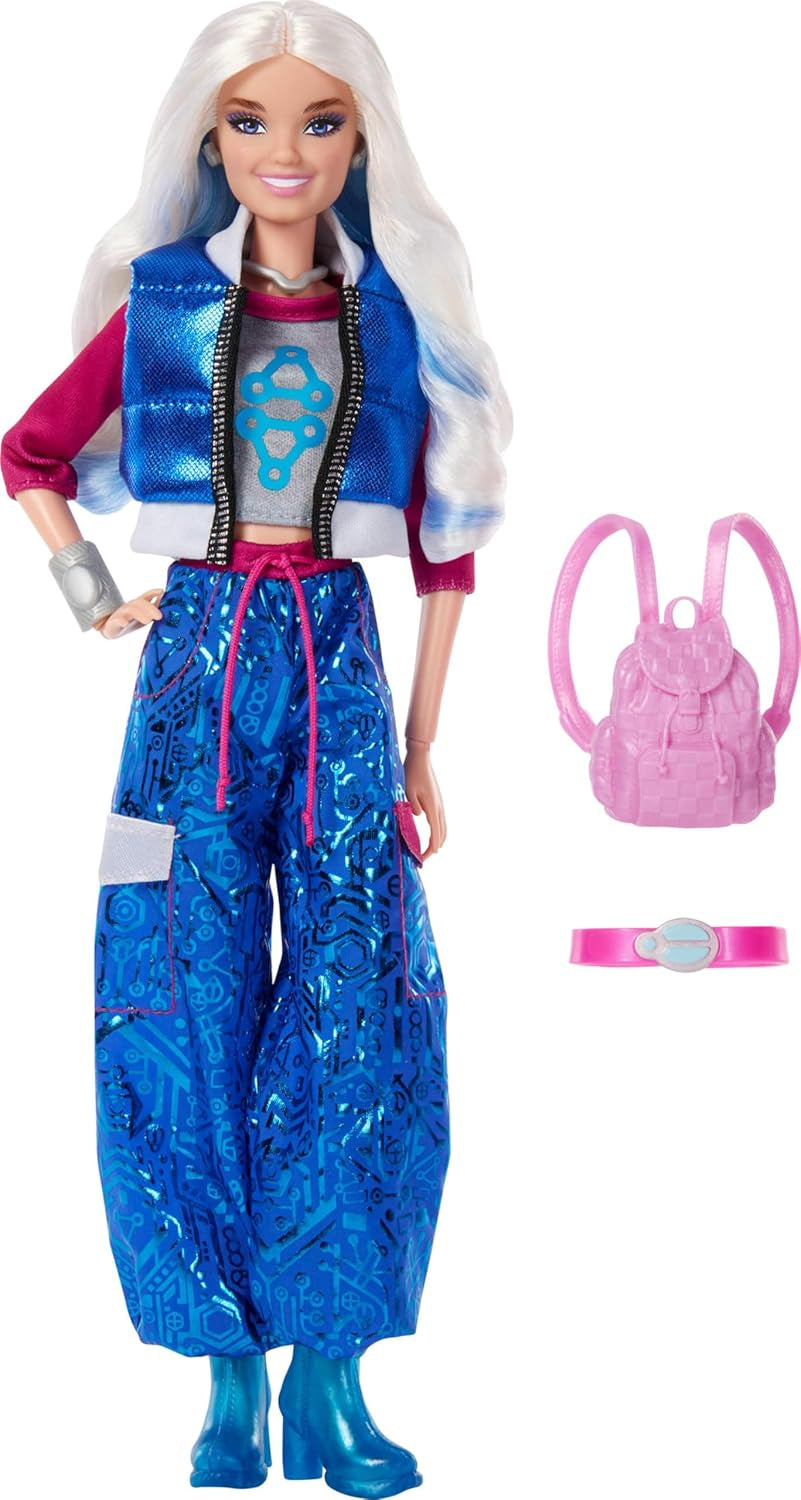 Mattel Disney Zombies 4: L'alba dei vampiri Addison Wells bambola alla moda con vestito staccabile e 6 accessori ispirati al film, JFG32