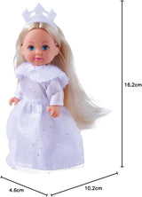 Simba Evi, Principessa dei Sogni d'Amore, Gioca con la Bambola con un Abito Invernale da Sogno con Finiture in Pelliccia ed Elementi Glitter, 12 cm, da 3 Anni in su
