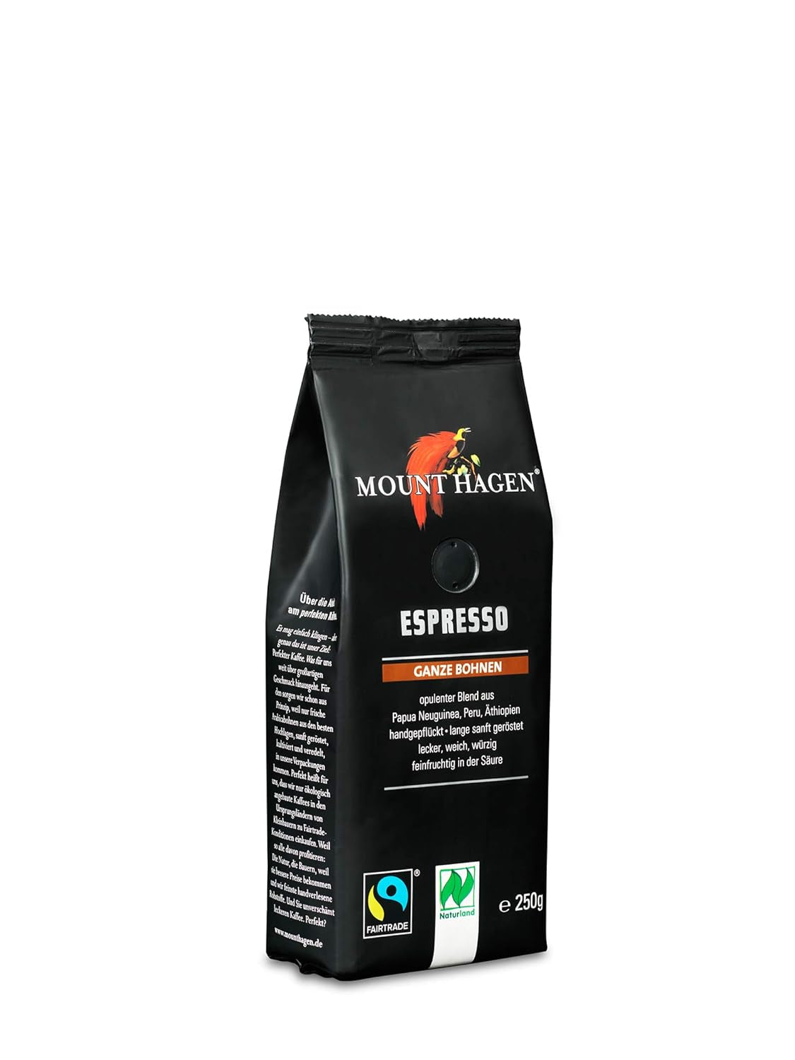 Espresso biologico FT Naturland, 250 g di chicchi interi