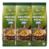 Muesli proteico puro Biozentrale - 375g - Biologico con miele - Come cereale per la colazione o come spuntino