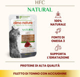 almo nature HFC Natural - Cibo umido per gatti - con pollo - Qualità umana, Senza glutine, Monoproteico - 55g, conf. da 6