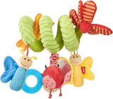 SIGIKID 42249 Farfalla spirale attiva Baby Activity On Tour giocattolo per bambine consigliato dalla nascita Multicolor Toys Bebe Naty Shop Consigliato dalla nascita Multicolor