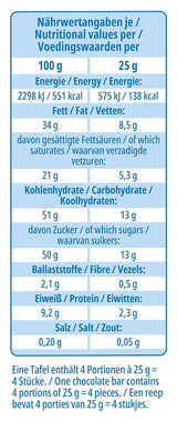 CIOCCOLATO frankonia Cioccolato al latte intero senza lattosio e glutine, 100 g